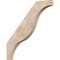 Ekena Millwork 3 1/2"W x 42"D x 42"H Funston Smooth Knee Brace, Douglas Fir BRC04X42X42FST00SDF - alternate 1